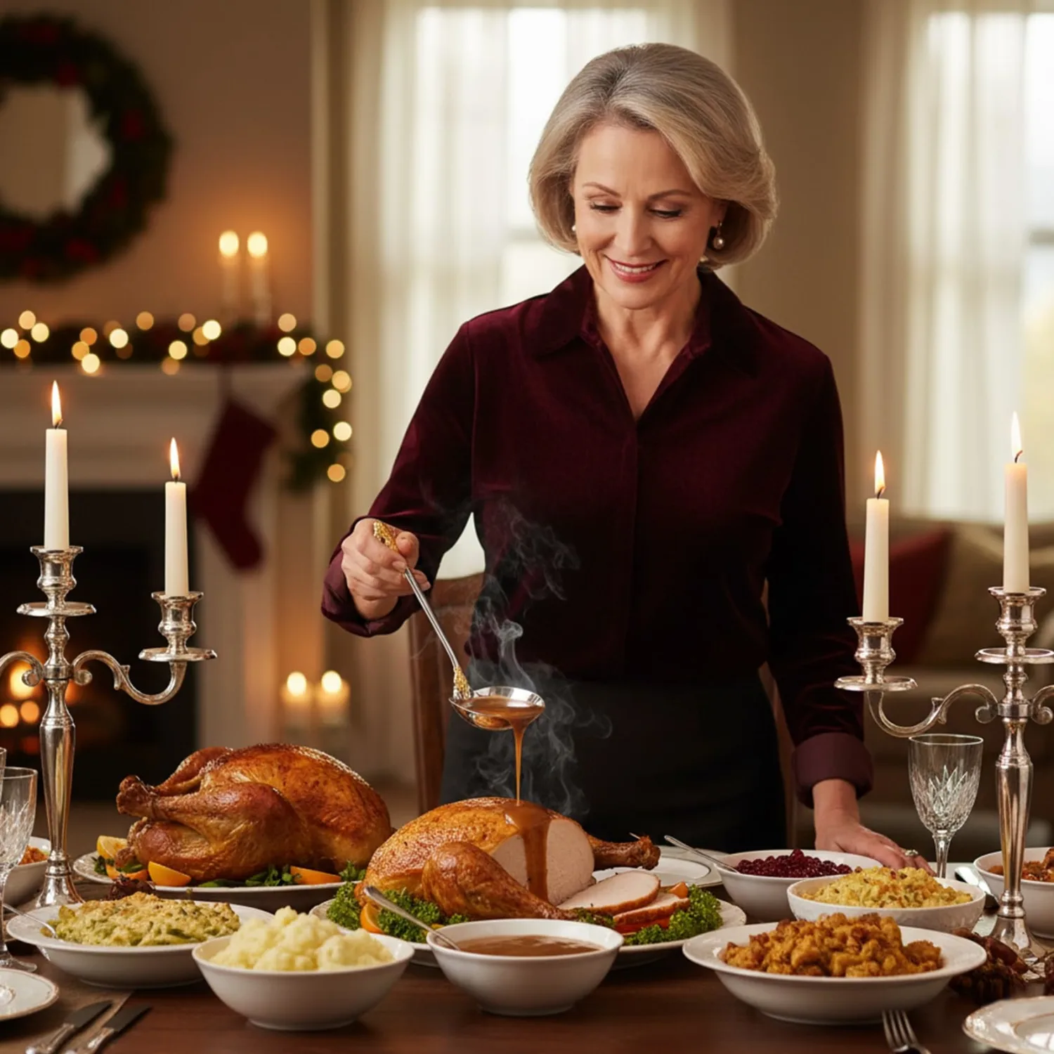 KEAWELL Premium 7.5 inch Luxury Gravy Ladle, 18/10 Stainless Steel, Small Gravy Spoon for Home. Solid and Sturdy, Dishwasher Safe. (1, Gold Accent)