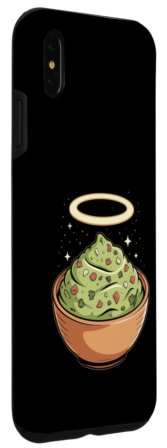 Holy Guac, Haloed Guacamole in Molcajete Case for iPhone Xs Max