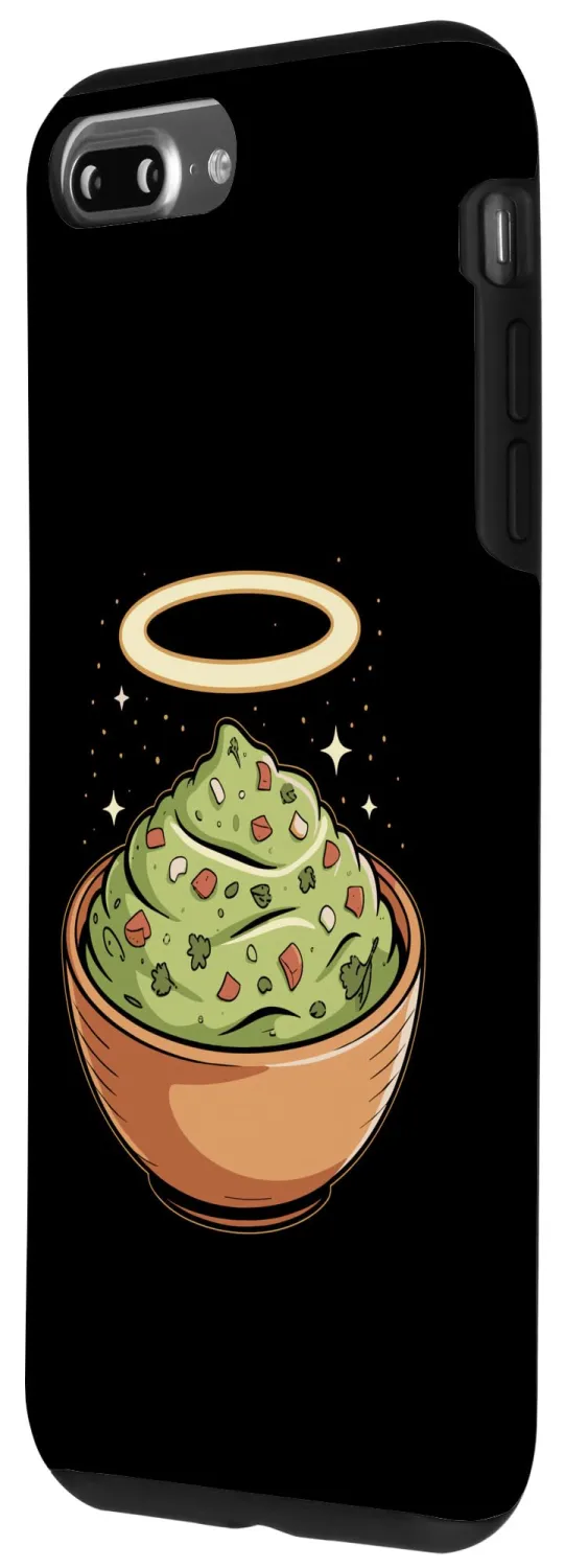 Holy Guac, Haloed Guacamole in Molcajete Case for iPhone 7 Plus/8 Plus