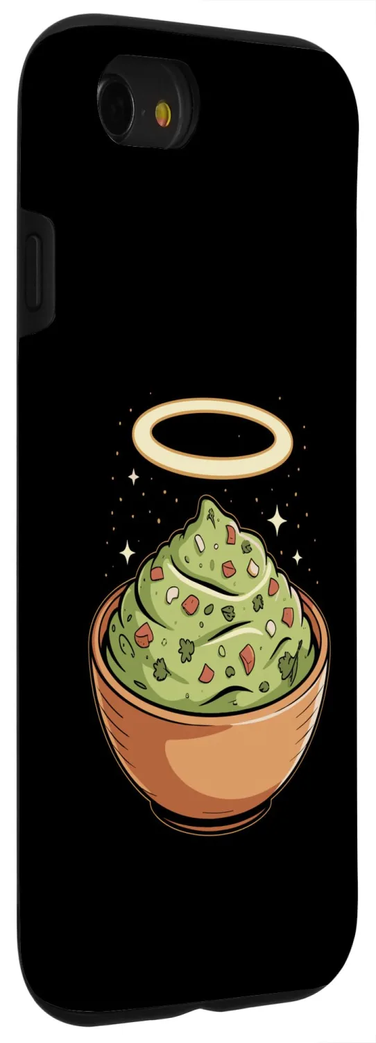 Holy Guac, Haloed Guacamole in Molcajete Case for iPhone SE (2020) / 7/8