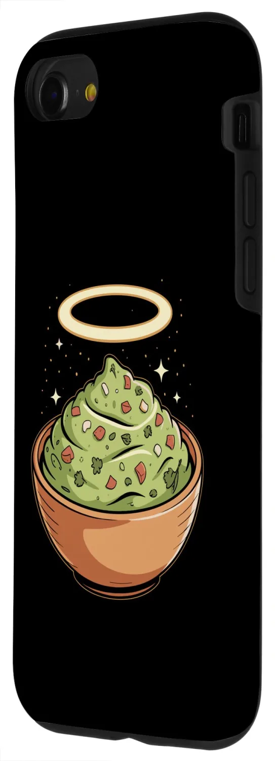 Holy Guac, Haloed Guacamole in Molcajete Case for iPhone SE (2020) / 7/8