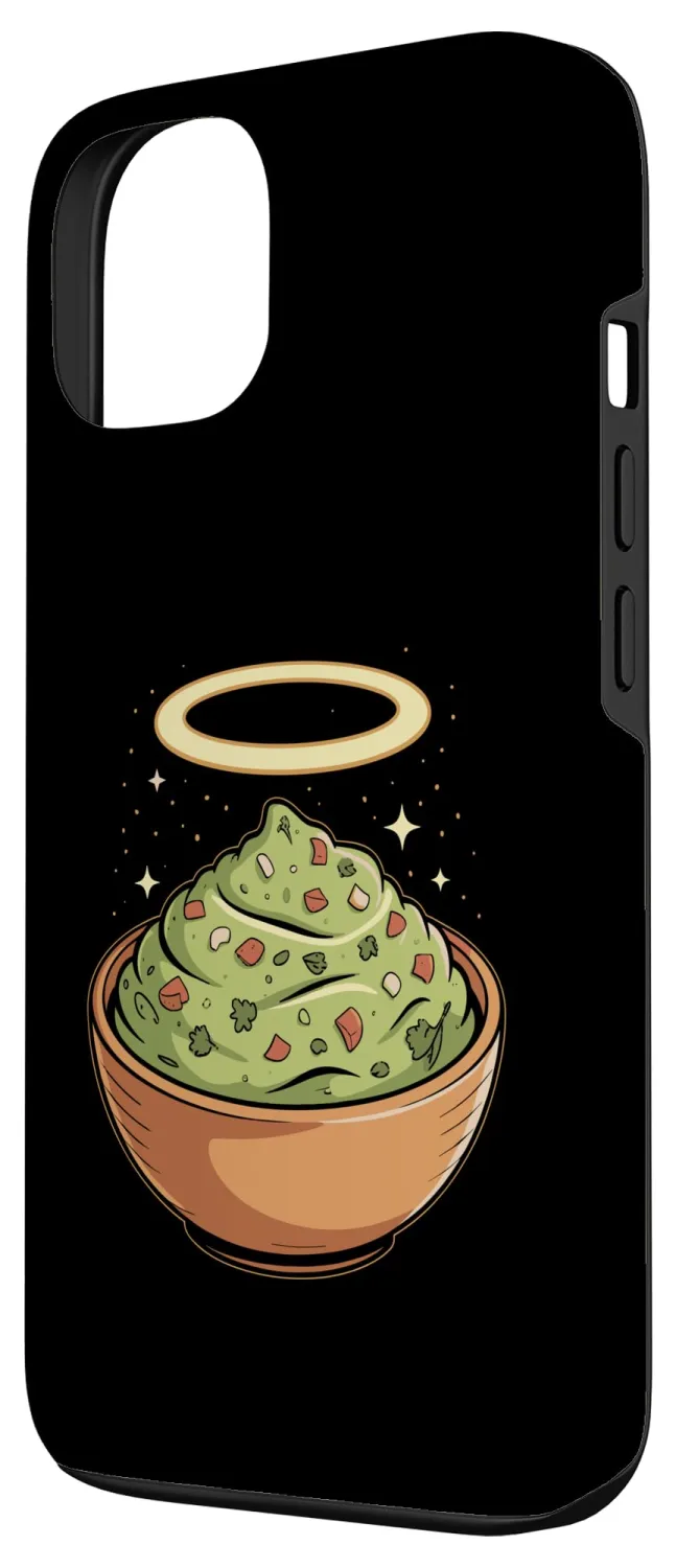 Holy Guac, Haloed Guacamole in Molcajete Case for iPhone 13