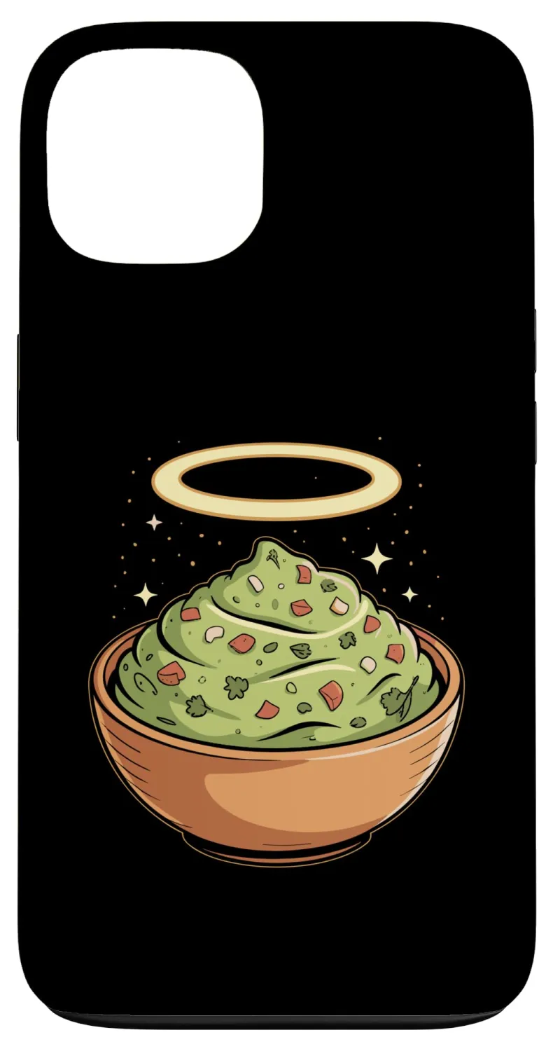 Holy Guac, Haloed Guacamole in Molcajete Case for iPhone 13