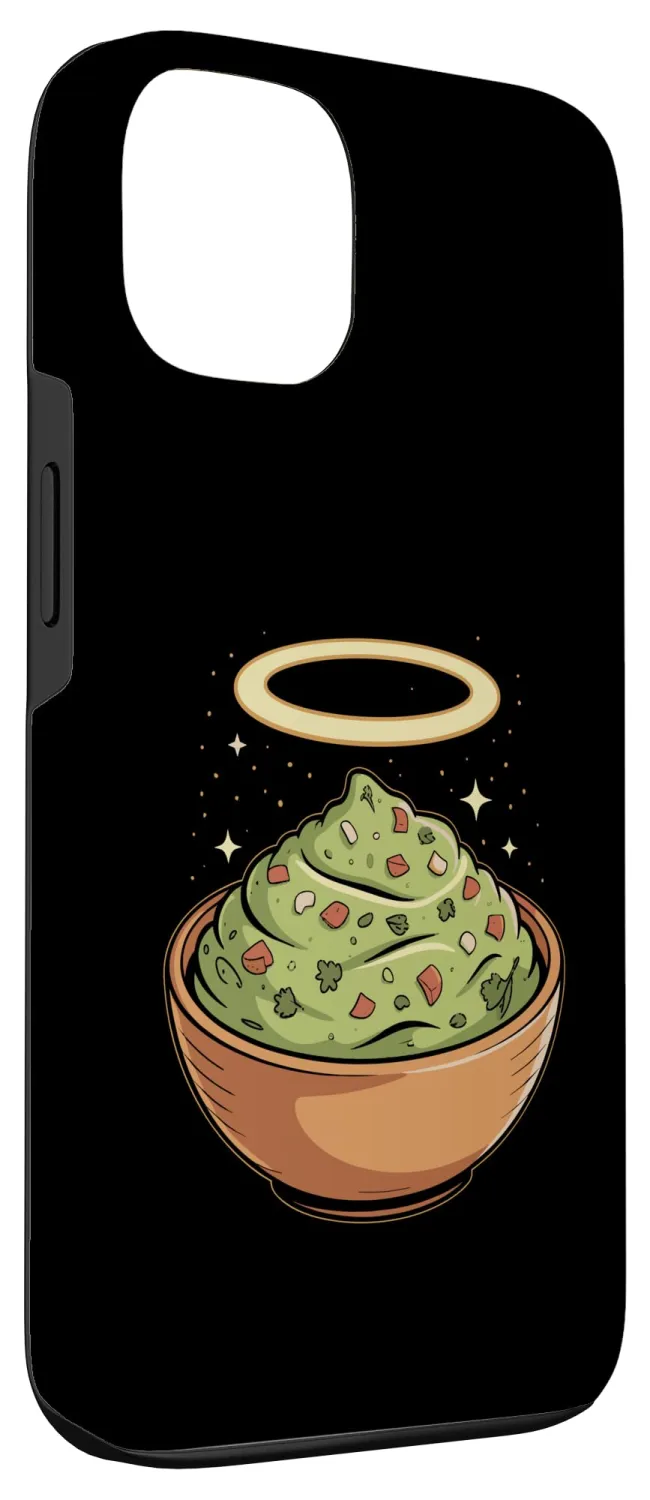 Holy Guac, Haloed Guacamole in Molcajete Case for iPhone 13