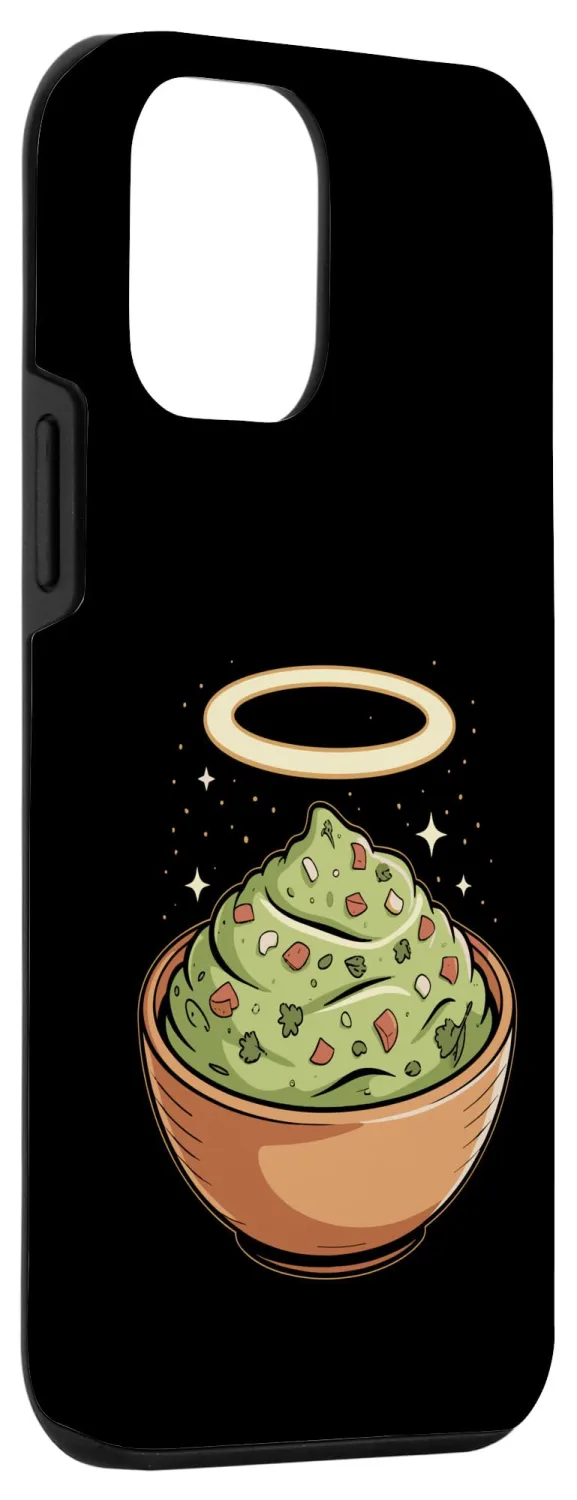 Holy Guac, Haloed Guacamole in Molcajete Case for iPhone 12 mini