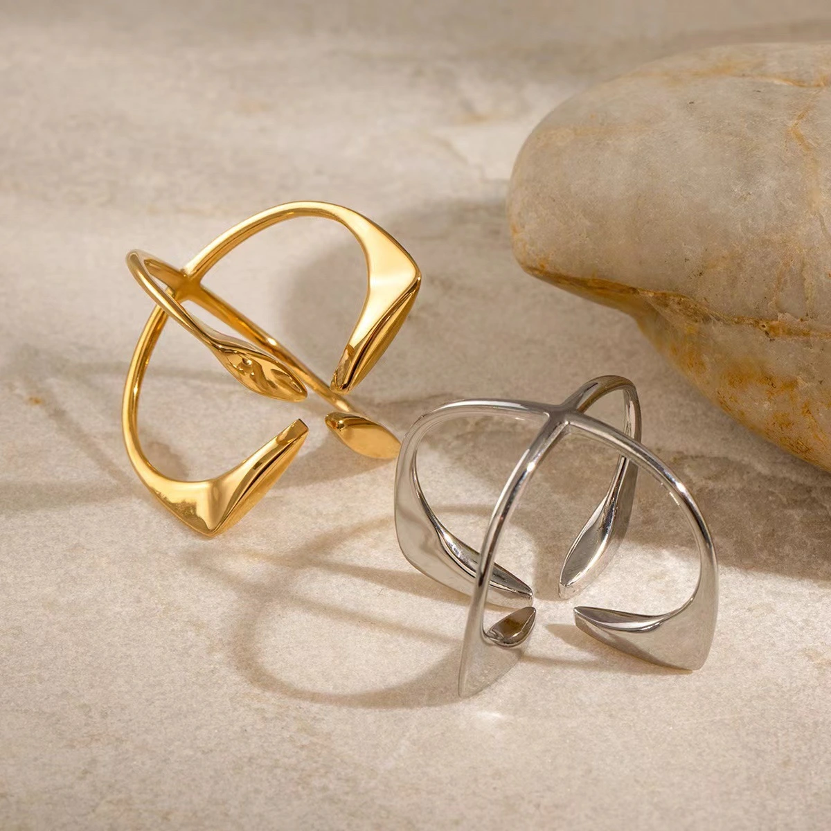 Personalized Fashionable Cool-girl Style Alloy Open Ring