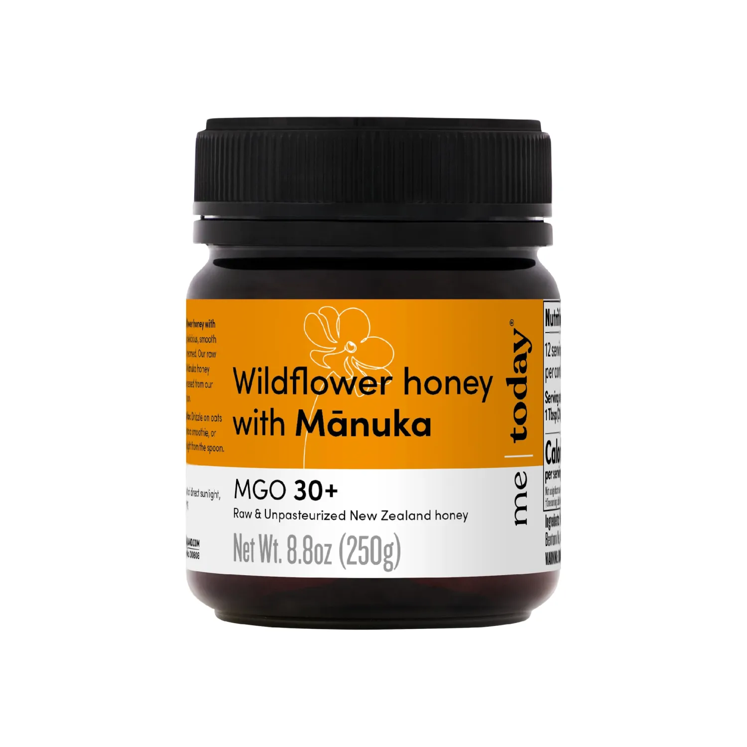 me today - Wildflower Honey with Manuka MGO 30+ from New Zealand (8.8 oz) Authentic, Raw & Unpasteurized