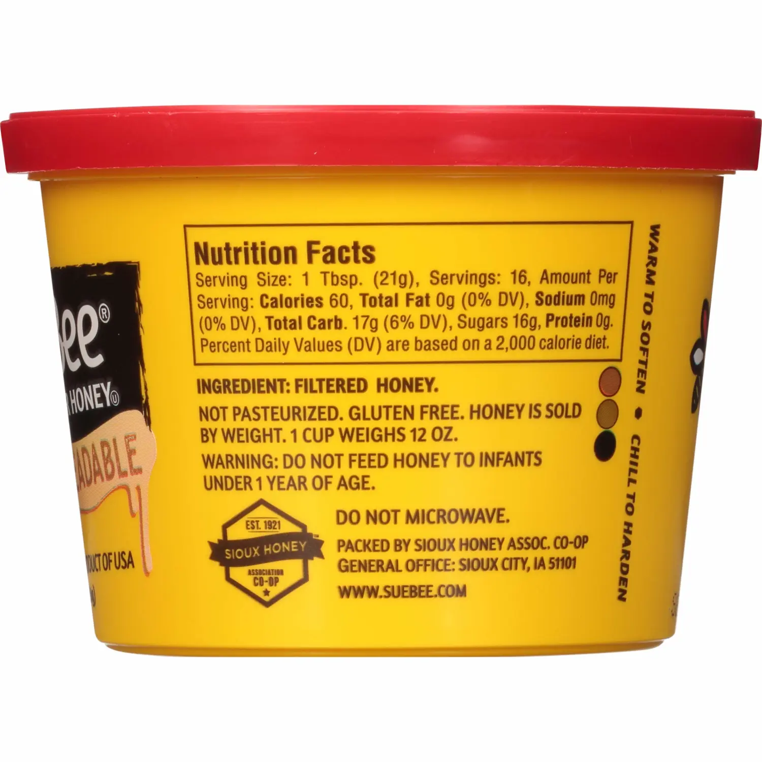 Sue Bee Spun Honey From USA Beekeepers, 12 oz (Pack of 2)