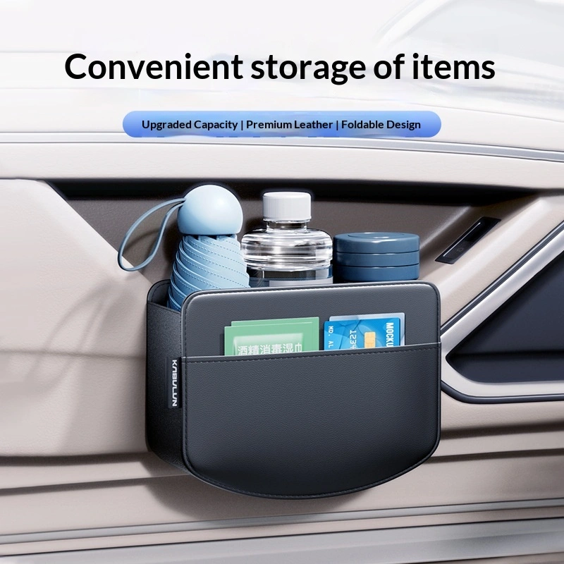 In-car Multi-function Door Storage Box Trinket Bag And Cup Holder