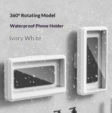 Bathroom Waterproof Phone Case Shower Streaming Device With Touch-Sensitive Screen And No-Drill Mount