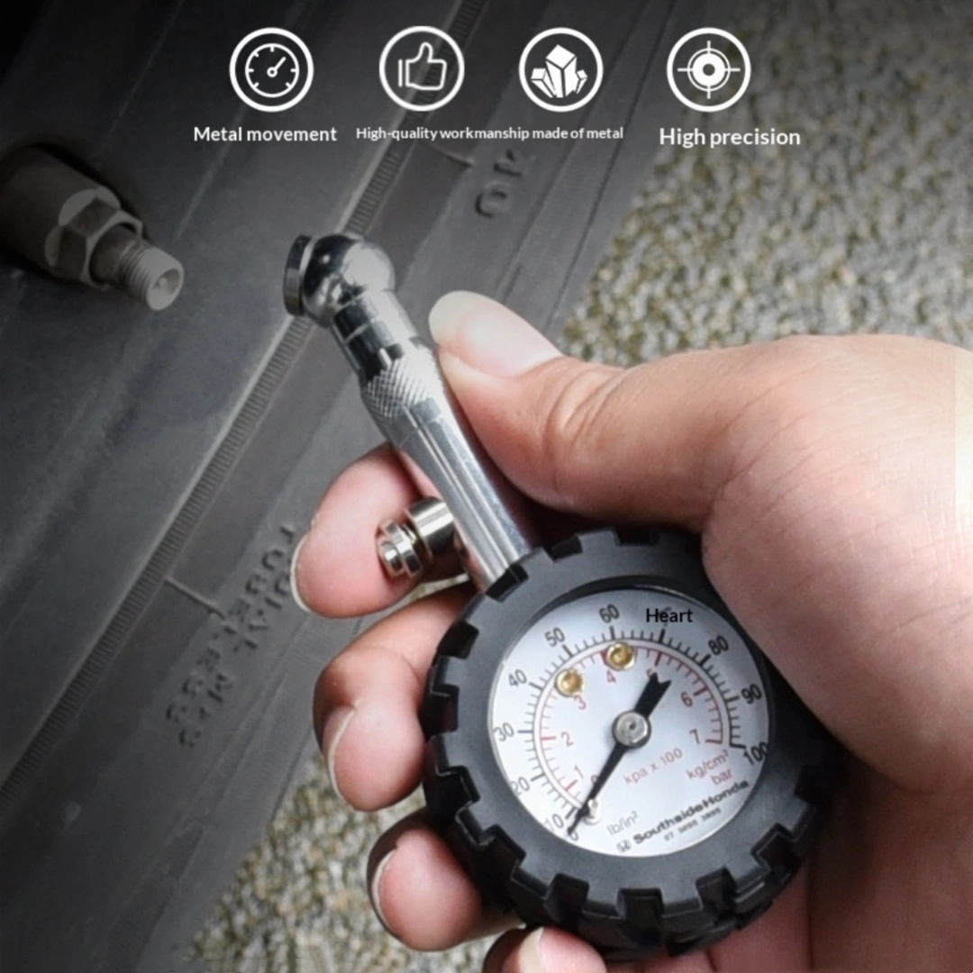 High-precision Metal Tire Pressure Gauge Mechanical