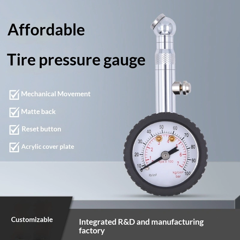 High-precision Metal Tire Pressure Gauge Mechanical