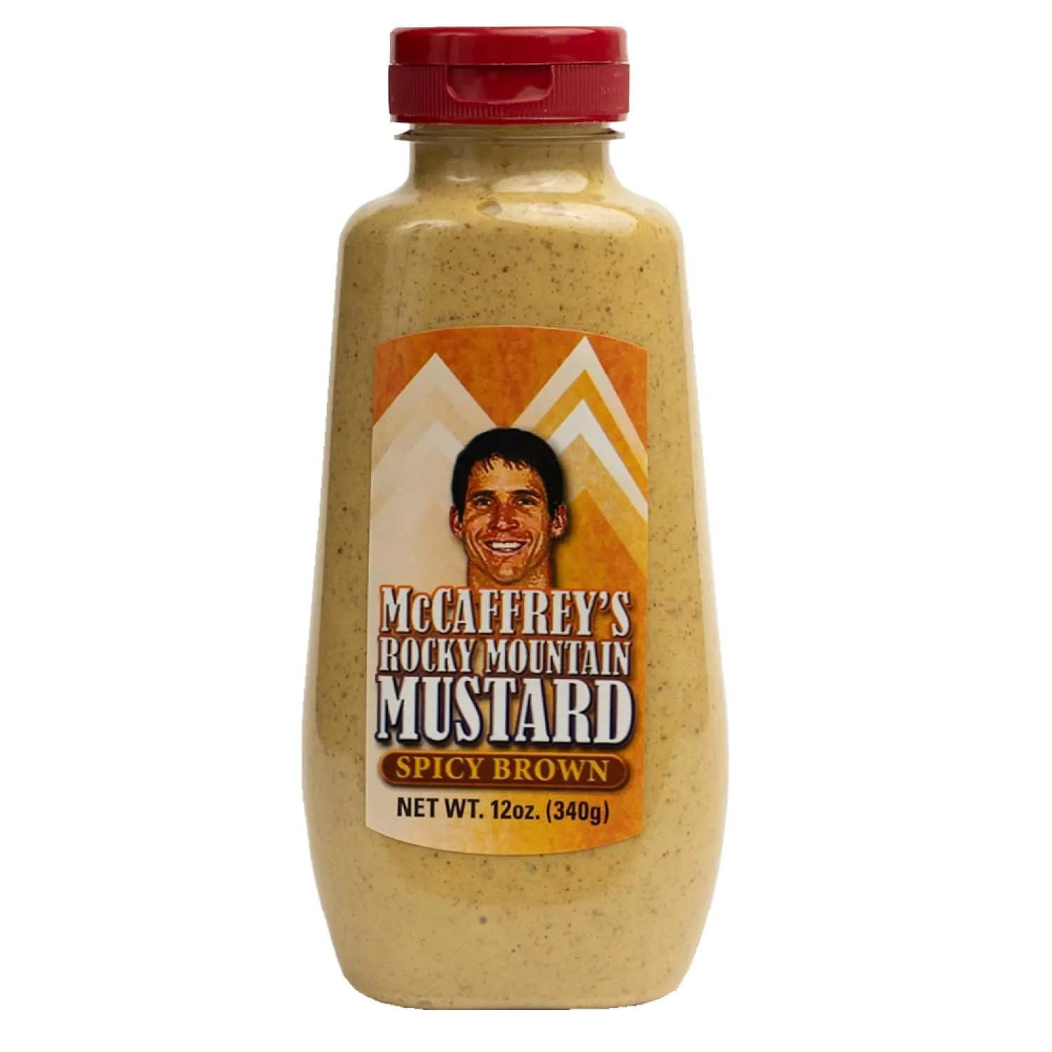 McCaffrey Spicy Brown Mustard – Stone-Ground Mustard with Bold, Robust Flavor – Perfect Condiment for Burgers, Sandwiches, Marinades and Everyday Cooking - Clean Ingredients - 0 Cal - Gluten Free - Vegan