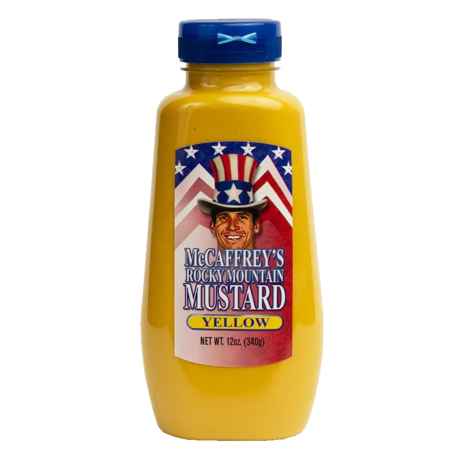 McCaffrey Yellow Mustard – Classic Smooth Mustard with Clean Ingredients – Perfect Condiment for Hot Dogs, Burgers, Sandwiches & Everyday Cooking – Squeeze Bottle - 0 Cal - Gluten Free - Vegan