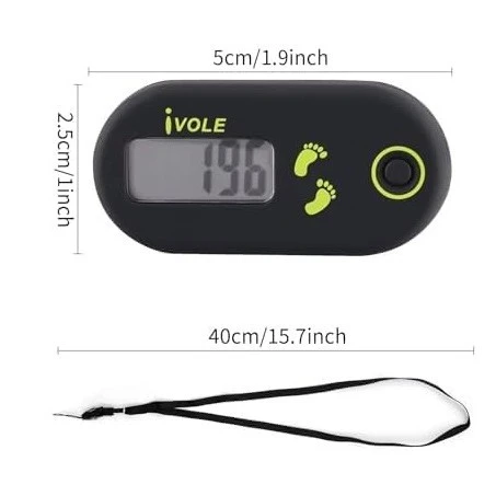 Compact Mini Single-function 3D Electronic Pedometer