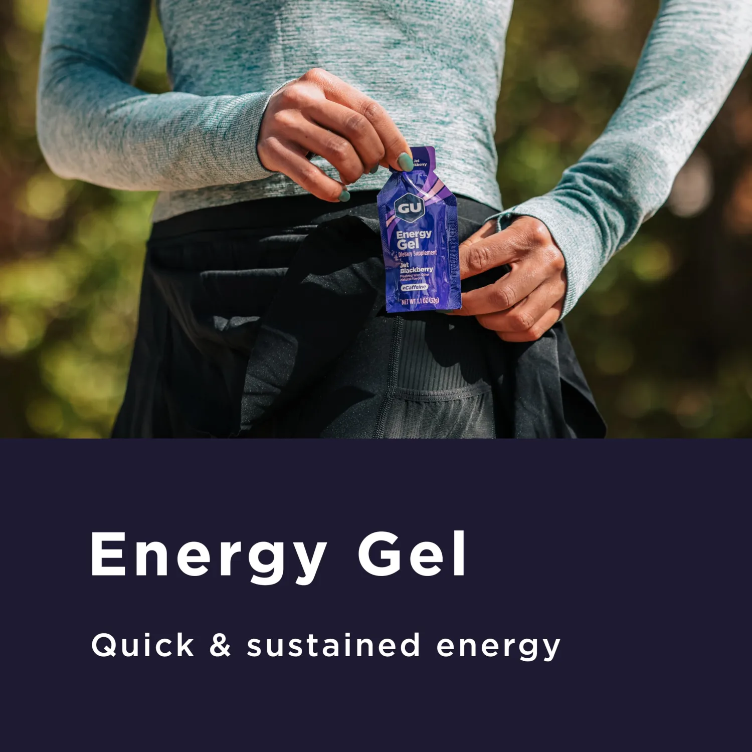 GU Energy Original Sports Nutrition Energy Gel, Vegan and Dairy-Free On-the-Go Energy for Any Workout, Pumpkin Spice, 8-Count