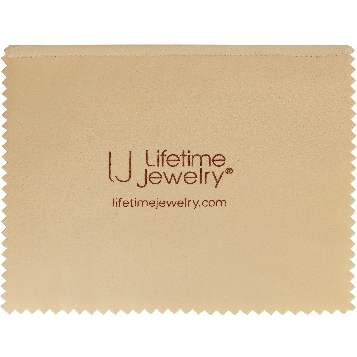 LIFETIME JEWELRY Polishing Cloth New and Improved Professional Cleaner for Gold or Rhodium Plated Jewelry Comes in Plastic Storage Pouch 5 x 6 Inches