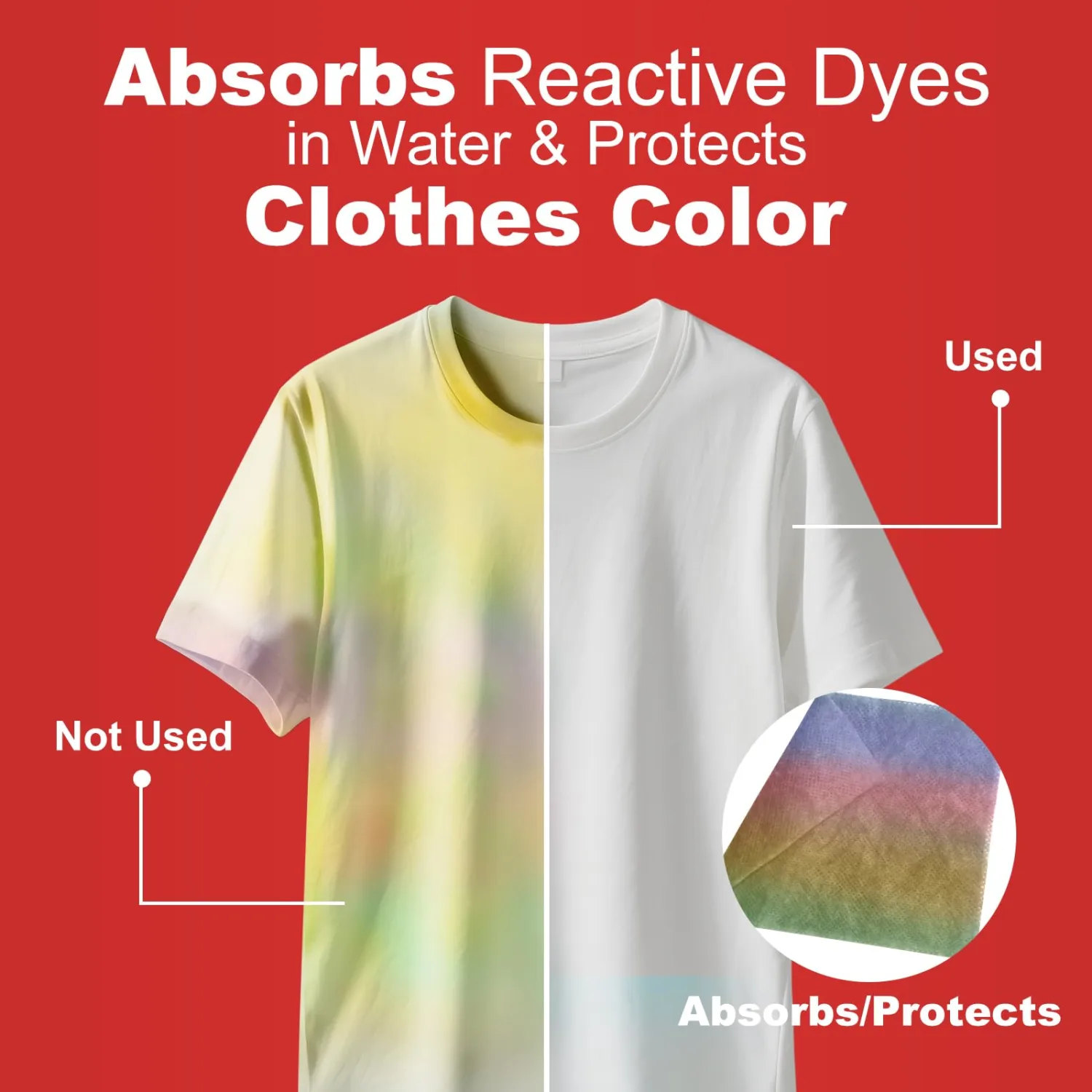 50pcs Laundry Color Catcher Sheets,Color Grabbers Dye Grabbing Sheets,Allow Mixed Washes and Prevents Color Runs,Fragrance Free Color Absorber Sheets for Washer No Fluorescent Agent