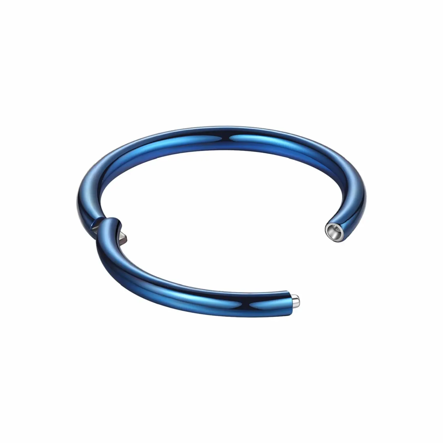 ORANGELOVE Hypoallergenic Nose Rings 20G 18G 16G 14G 12G 10G 8G 316l Surgical Steel Septum Jewelry Hinged Segment Ring Body Piercing Nose Hoop Lip Rings Nose Helix Cartilage Rook Earrings