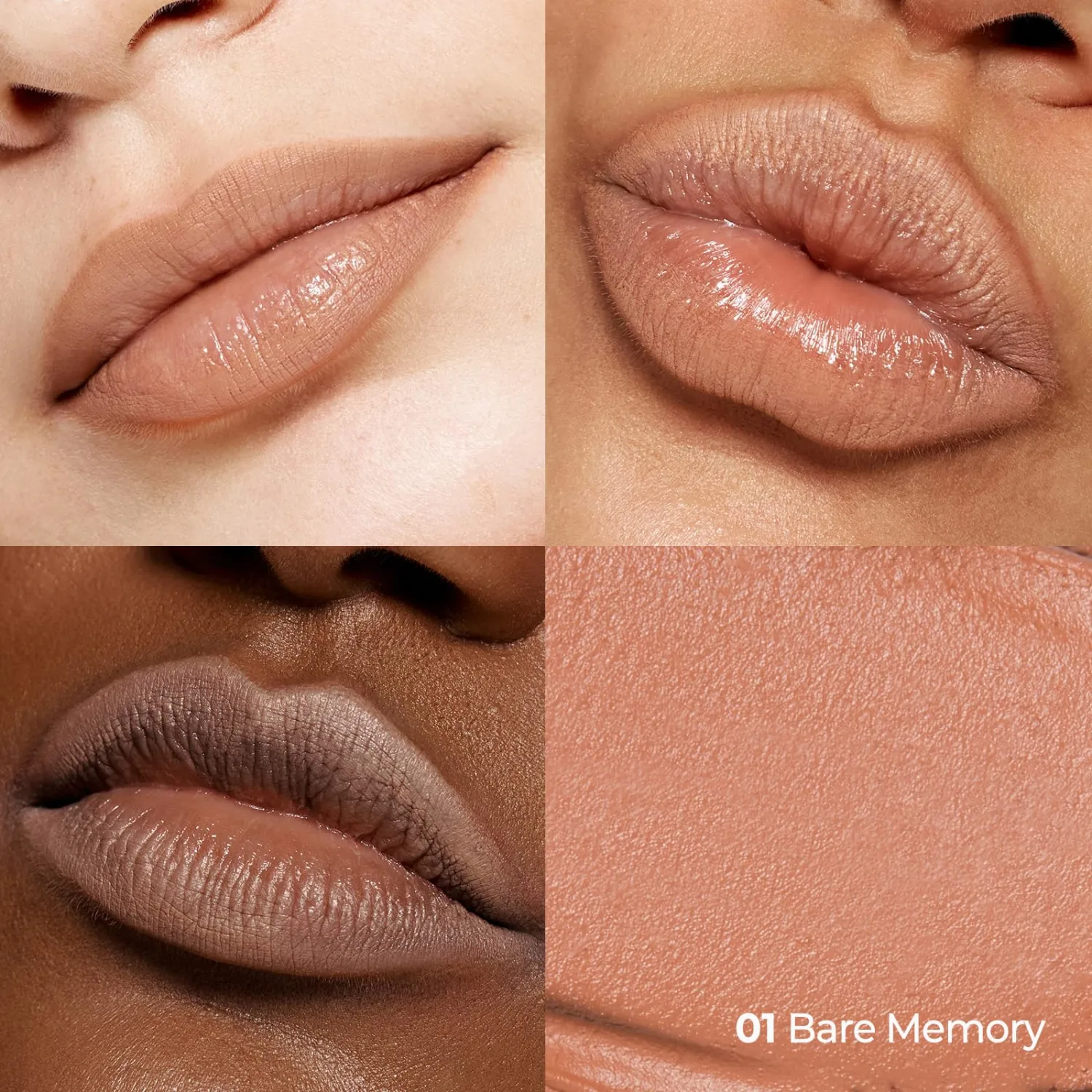 Laka Lip Liner, Nude Lip Liner, Rich Cream Glide Texture, Semi-Matte Finish for Shaping Lips, Smooth Application, K-Beauty​, Korean Makeup, 0.02oz, #01 Bare Memory