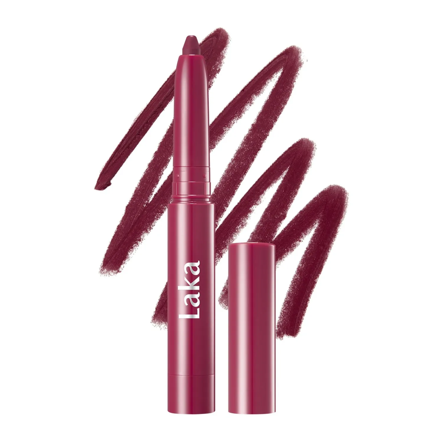 Laka Lip Liner, Mauve Lip Liner, Rich Cream Glide Texture, Semi-Matte Finish for Shaping Lips, Smooth Application, K-Beauty, Korean Makeup, 0.02oz, #06 Mauve Whisper