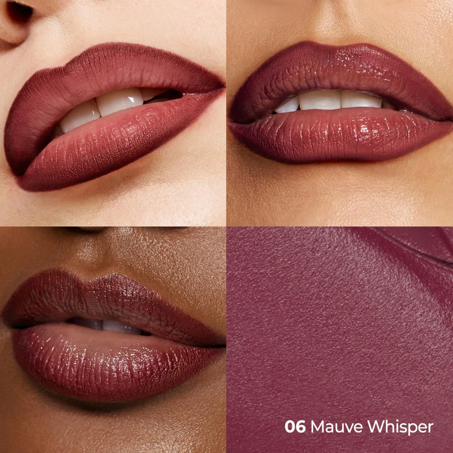Laka Lip Liner, Mauve Lip Liner, Rich Cream Glide Texture, Semi-Matte Finish for Shaping Lips, Smooth Application, K-Beauty, Korean Makeup, 0.02oz, #06 Mauve Whisper