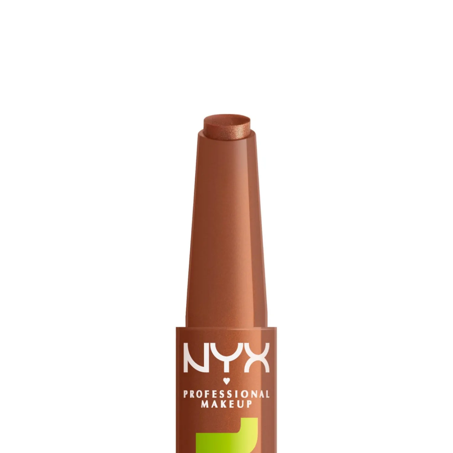 NYX PROFESSIONAL MAKEUP Fat Oil Slick Click, Lightweight, Buildable Pigmented Vegan Lip Balm - Feedworthy (Bronze)
