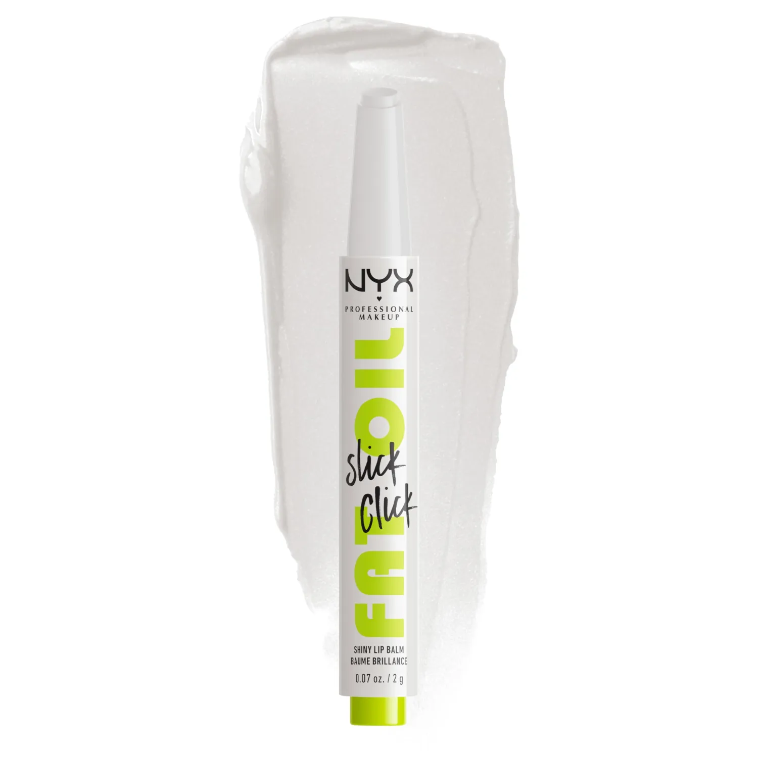 NYX PROFESSIONAL MAKEUP Fat Oil Slick Click, Lightweight, Buildable Pigmented Vegan Lip Balm - Going Live