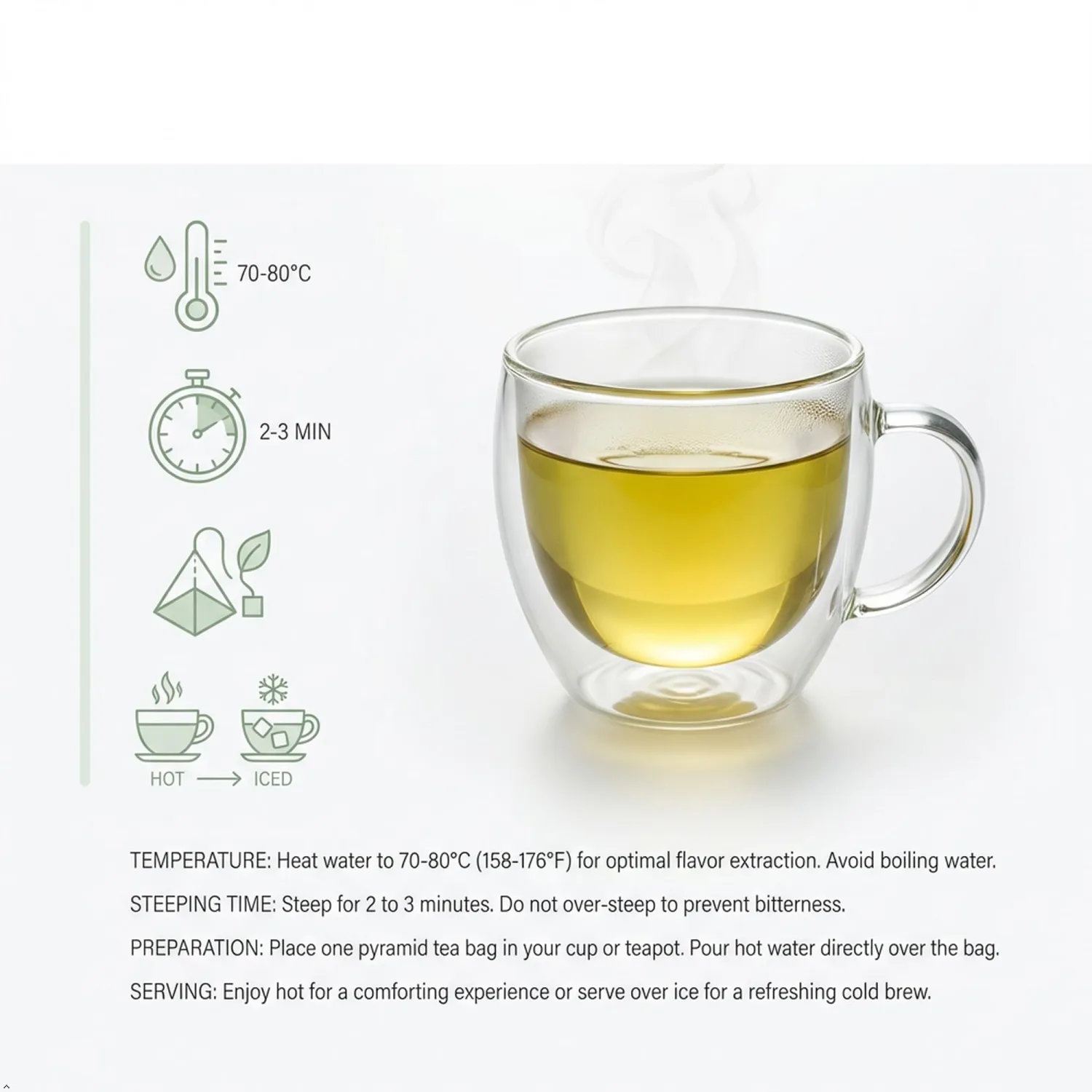 ZenVerdant Organic Sencha Green Tea Bags 40 Count | Non-Bitter Smooth Flavor, Rich Natural Taste, Refreshing Daily Brew for Home & Office