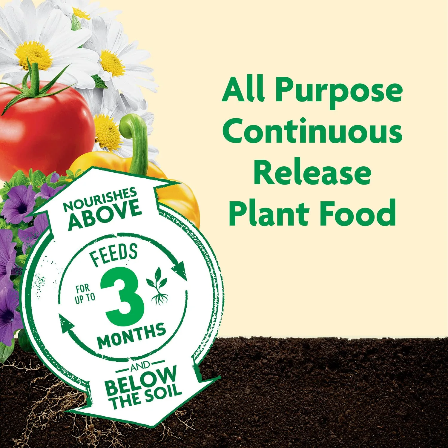 Miracle-Gro Shake 'N Feed All Purpose Plant Food - Outdoor and Indoor Plant Food for In-Ground and Containers, Feeds for up to 3 Months, 1 lb.