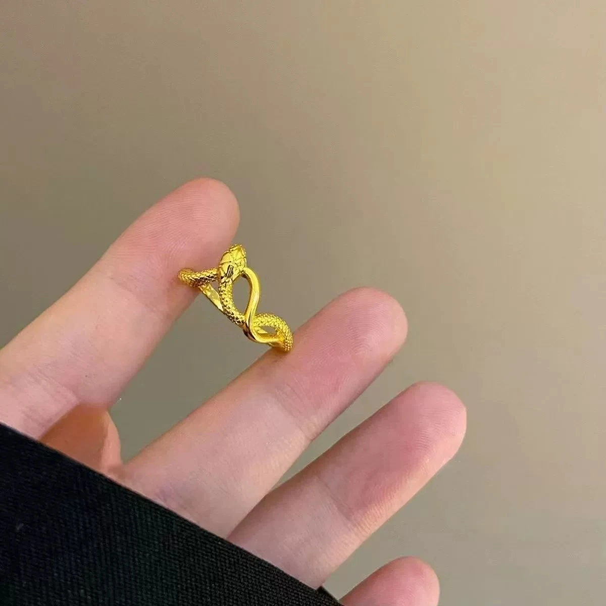 Twisted Spirit Snake Ring For Women