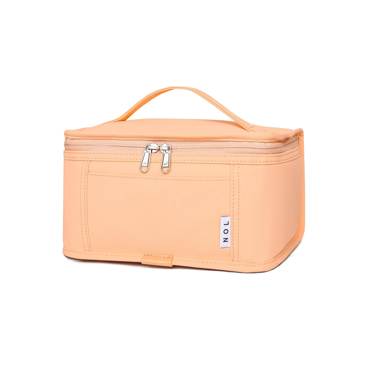 NOL Natural Organic Lifestyle Small Lunch Bag Mini Lunch Box Insulated Lunch Bag for Men/Women Leakproof Cooler Tote Bag Lightweight Nylon Waterproof Lunch Box For Work, Orange-1