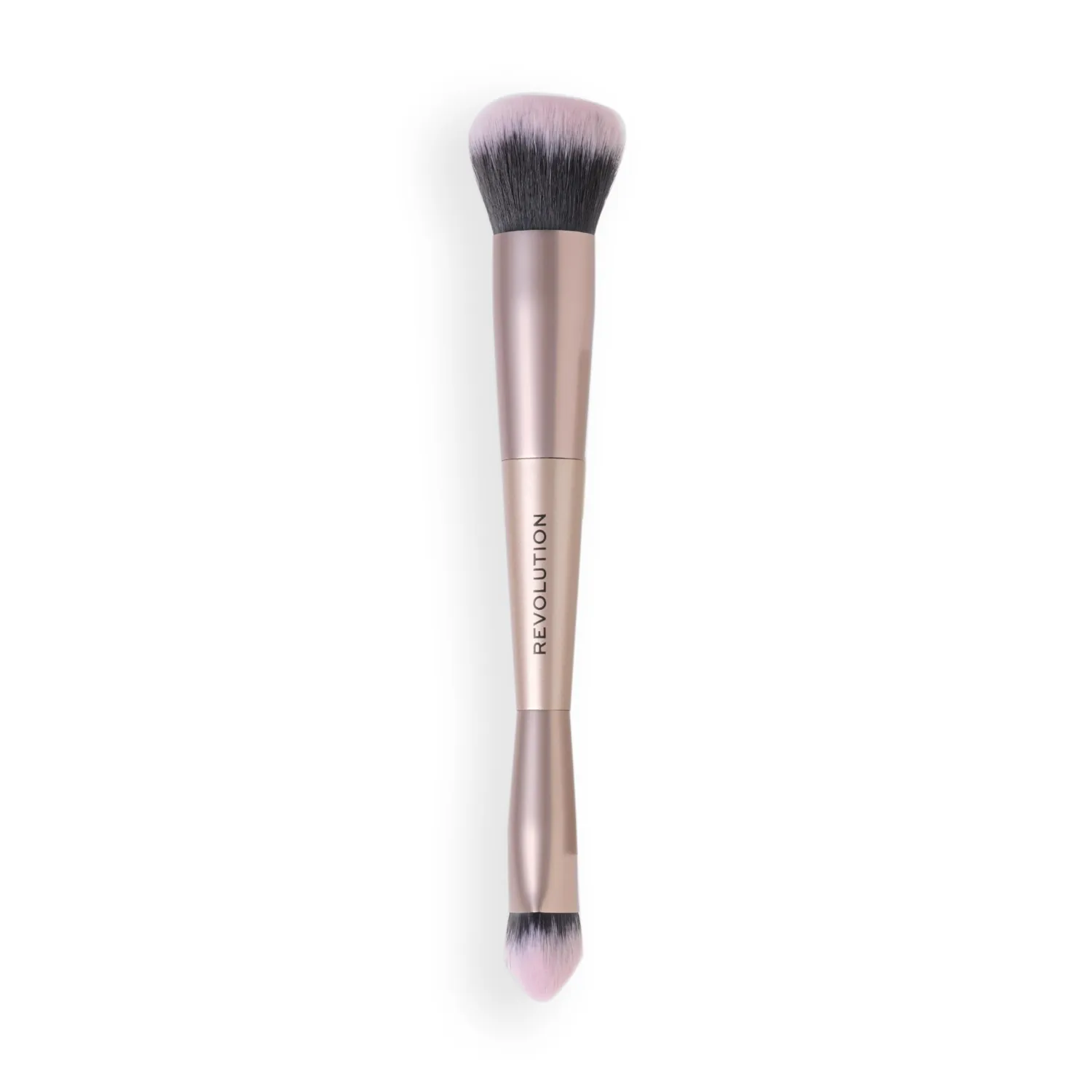 Revolution, Flawless Flex Duo Face Brush, Dual-Ended Makeup Brush for Foundation, Concealer, or Powders, Seamless Finish, Vegan & Cruelty-Free