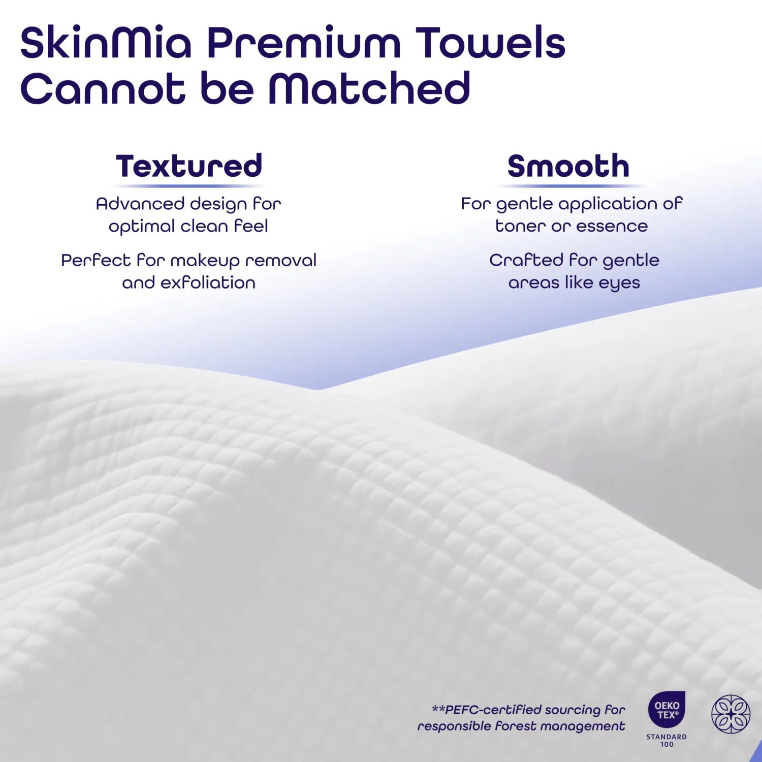 Face Towels XL – Ultra Soft Disposable Face Towels for Skincare & Makeup Removal, Gentle for Sensitive Skin, 50 Count