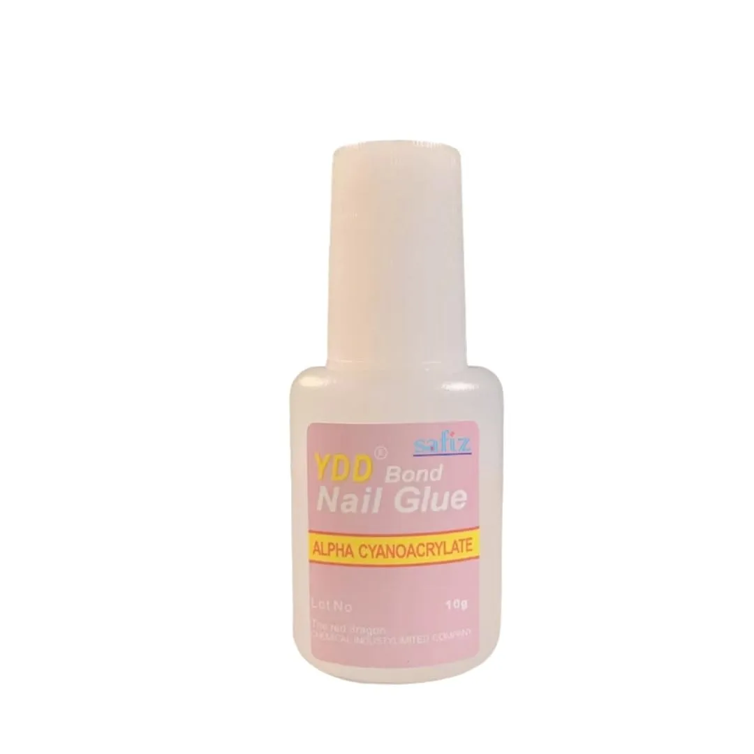 10g Super Strong Nail Glue for Press On Nails, Acrylic Nails, and Nail Tips | No UV Light Needed | Brush-On Nail Bond for Long Lasting, Easy Application for Beginners and Professionals