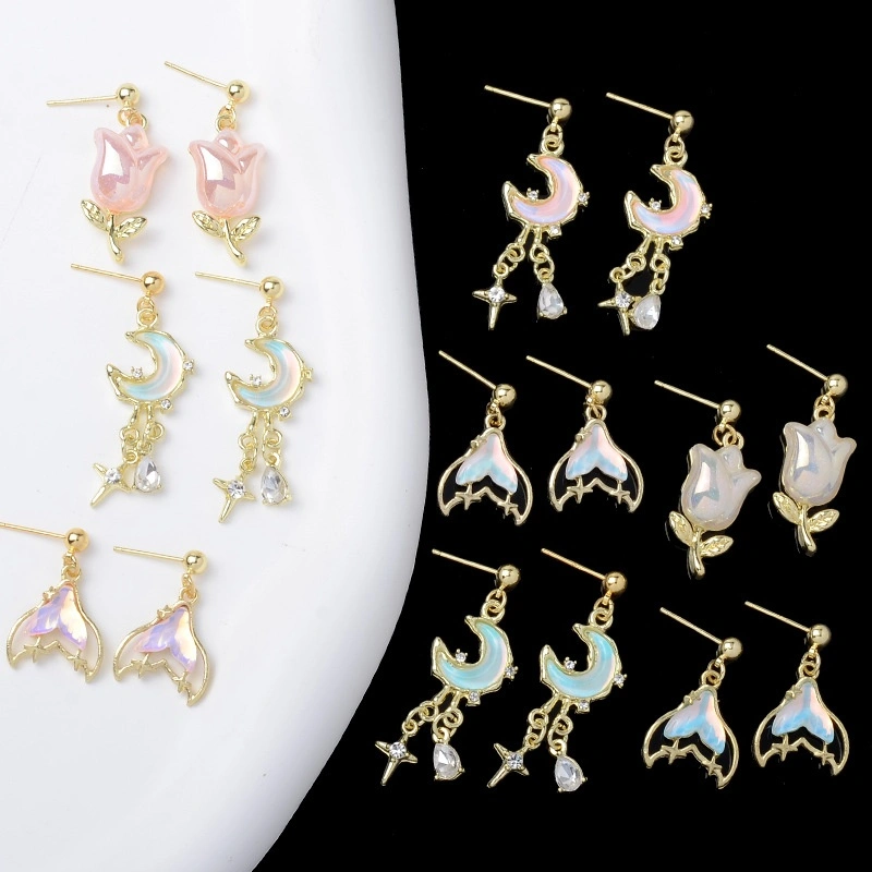 Creative Simple And Versatile Summer Flower Tulip Earrings Women
