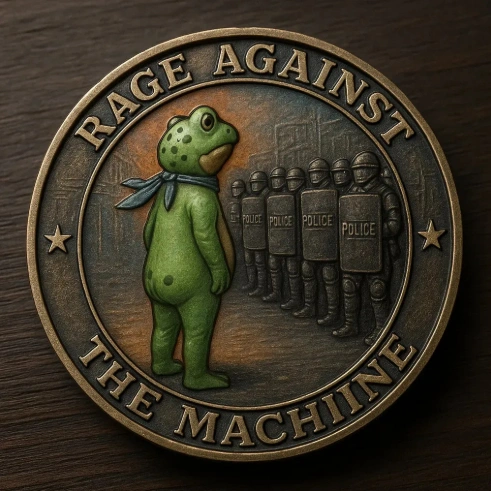 3D Colored Metal Commemorative Coin