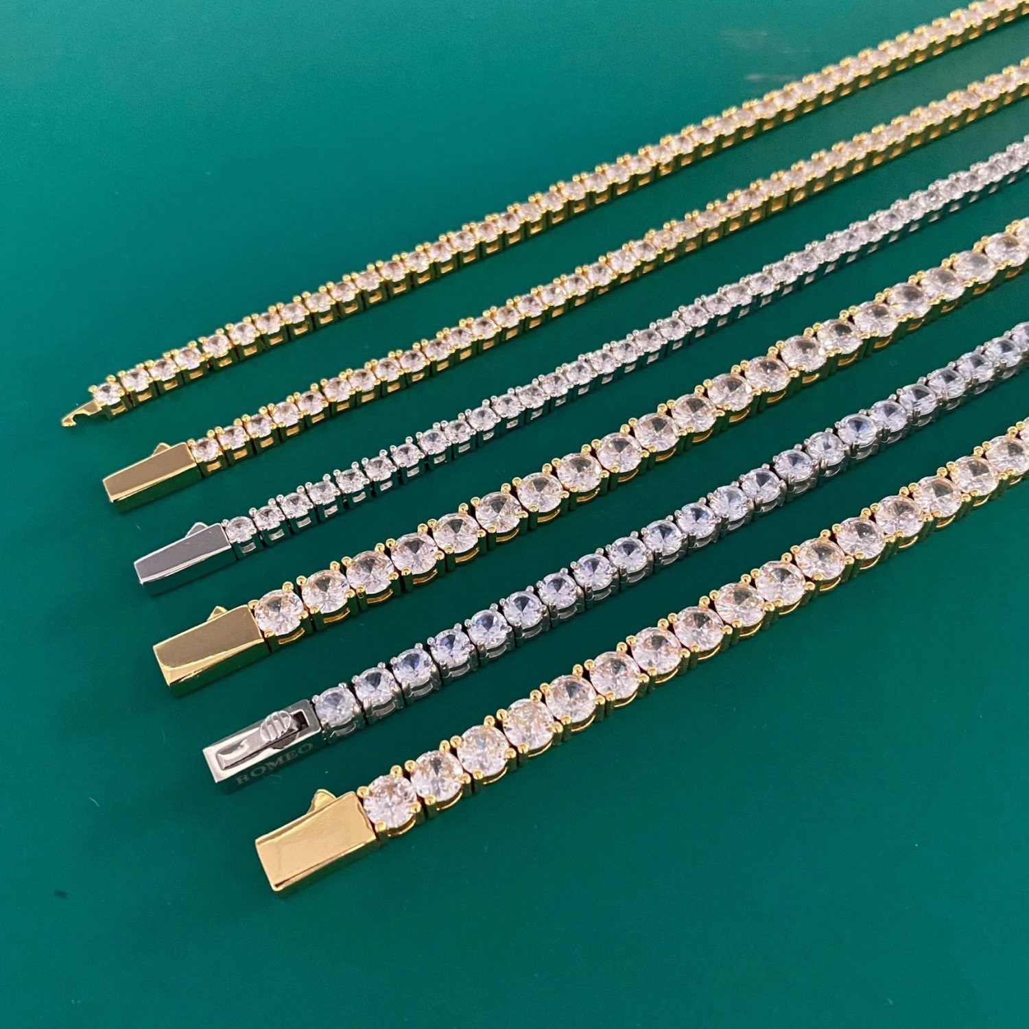 Stainless Steel Titanium Steel Zircon Bracelet