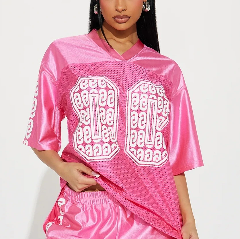 Women's Digital And Letter Print T-Shirt