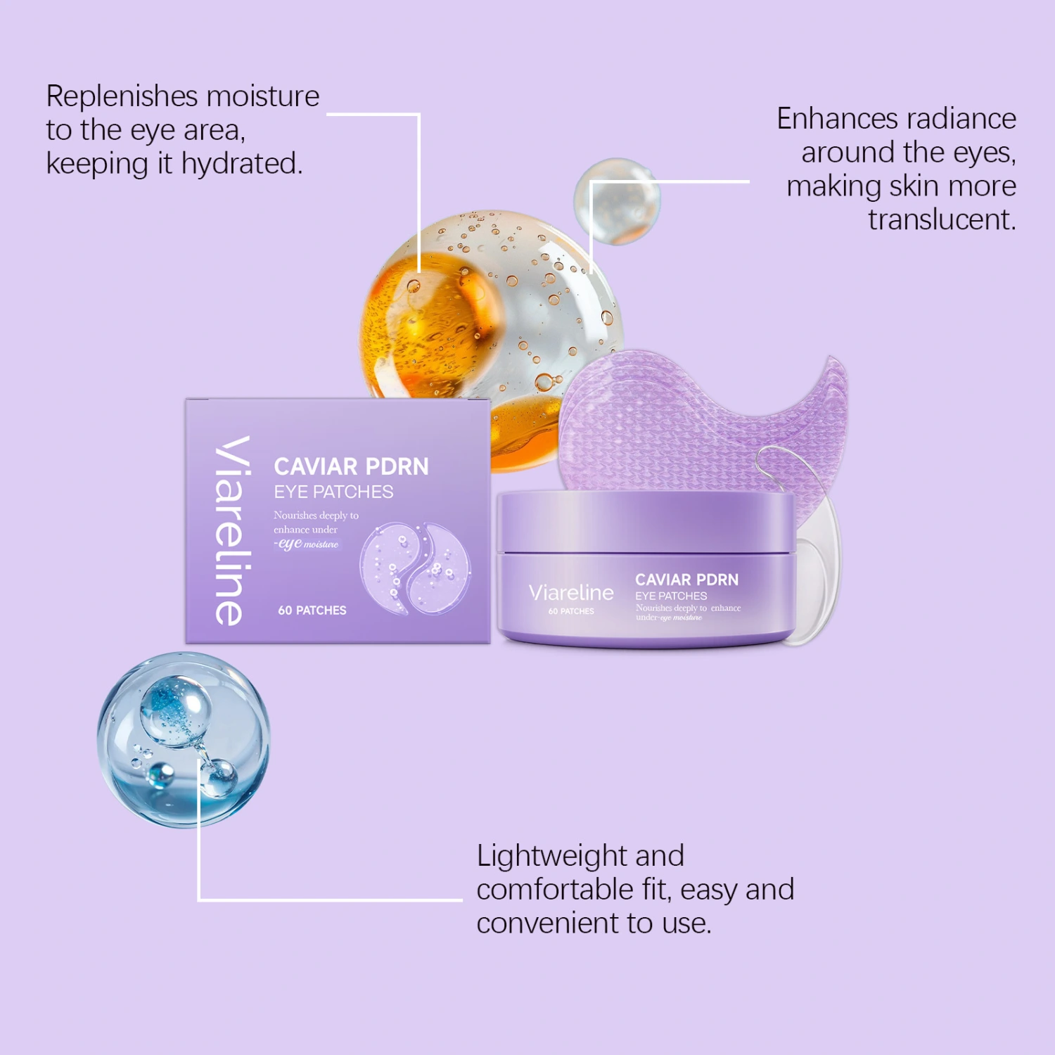 Caviar PDRN Nourishing Eye Patches