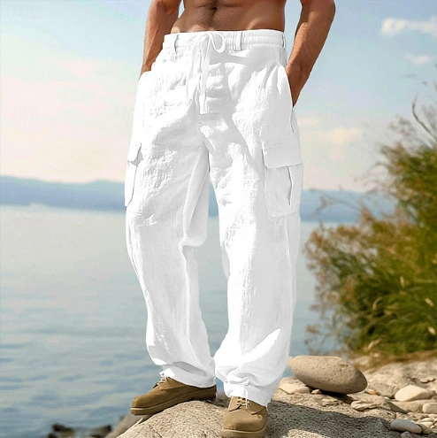 Men's Four Seasons Thin Loose Casual Wide-leg Pants
