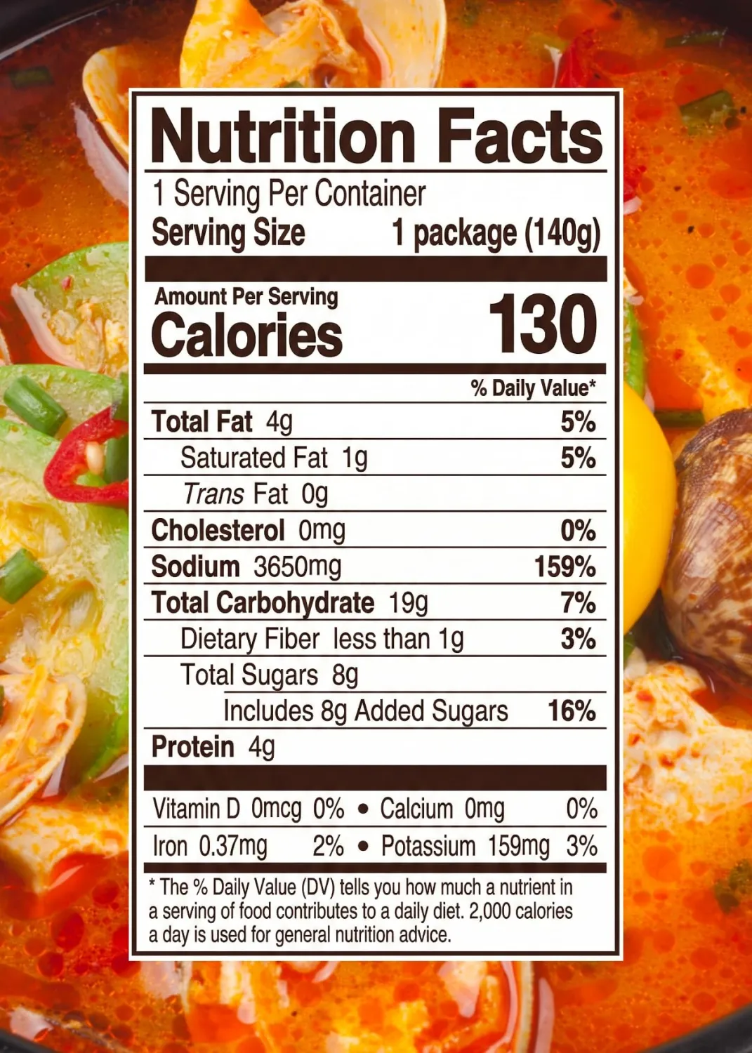 Korean Food O'Food Sundubu Jjigae Sauce – Spicy Soft Tofu Stew Base, Authentic Korean Soup Broth, Easy 4-Minute Cook, 4.94oz (140g)