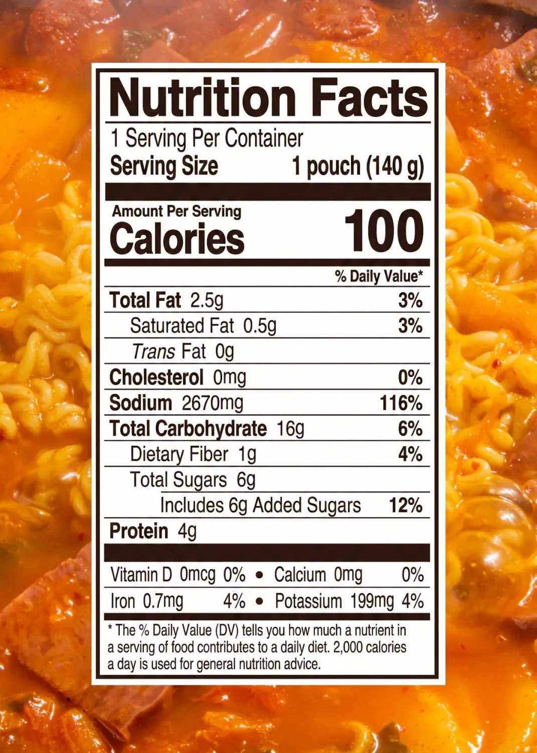 Korean Food O'Food Budae Jjigae Sauce – Spicy Army Stew Base, Easy 4-Minute Cook Korean Soup Broth, Authentic Korean Flavor, 4.94oz (140g)