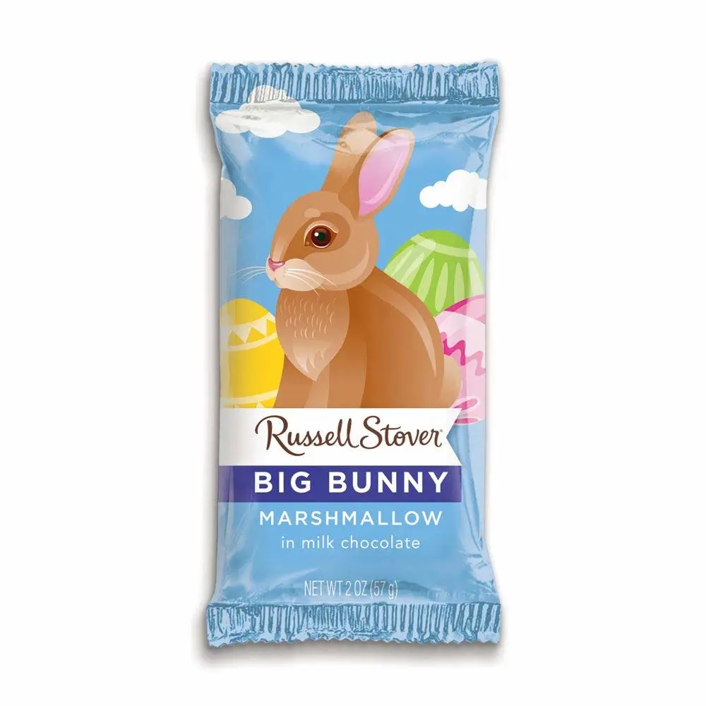 Russell Stover Milk Chocolate Marshmallow Bunny, 2 Ounce