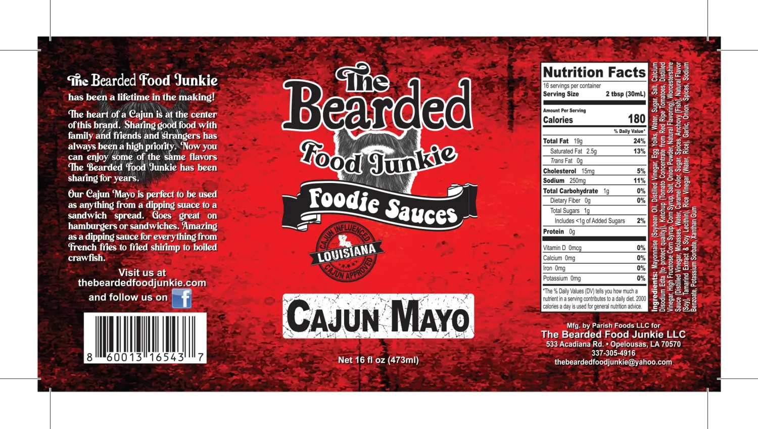The Bearded Food Junkie Cajun Mayo