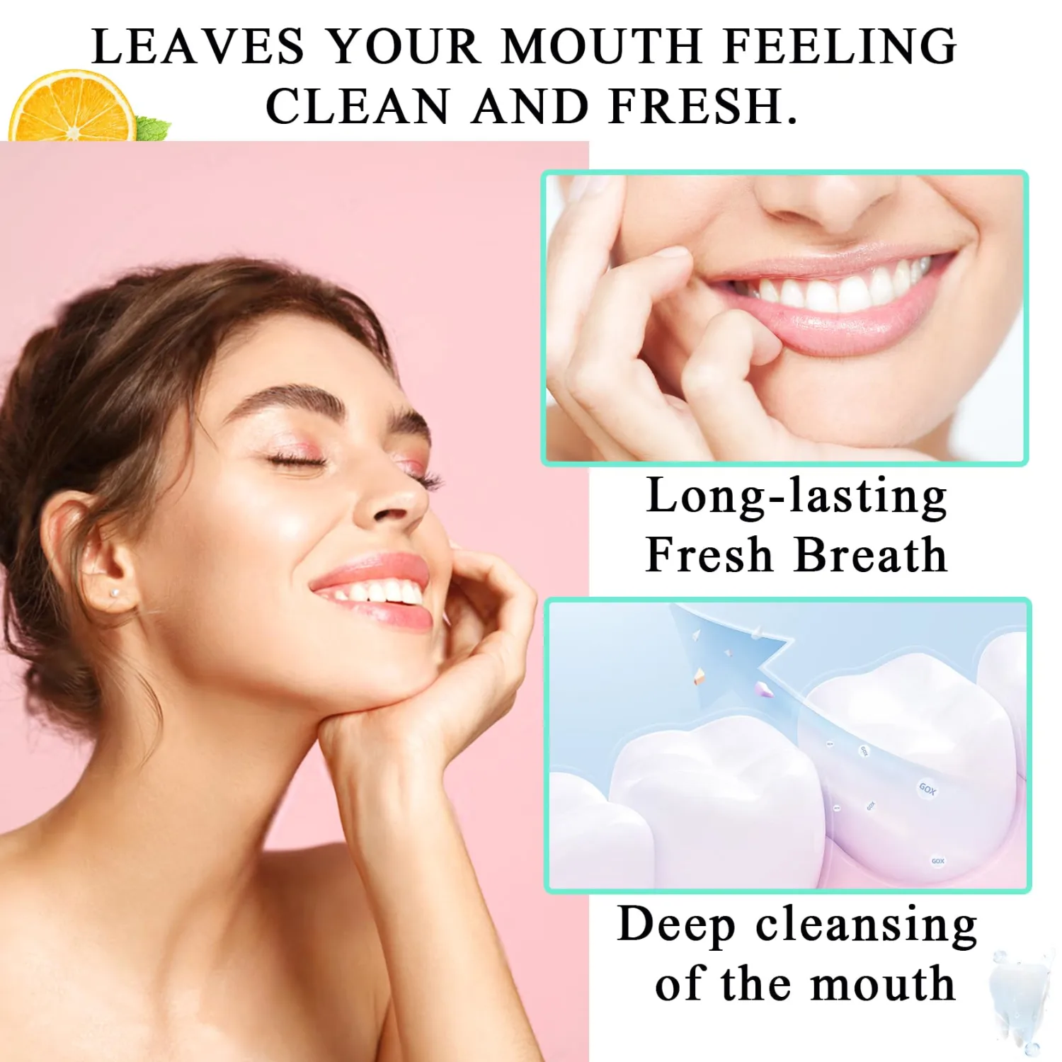 Travel Size Mouthwash,Mini Mouthwash Travel Size Bulk Portable Mouth Wash Set,Individual Small Travel Mouth Wash Packets for Fresh Breath(Pack of 60) K