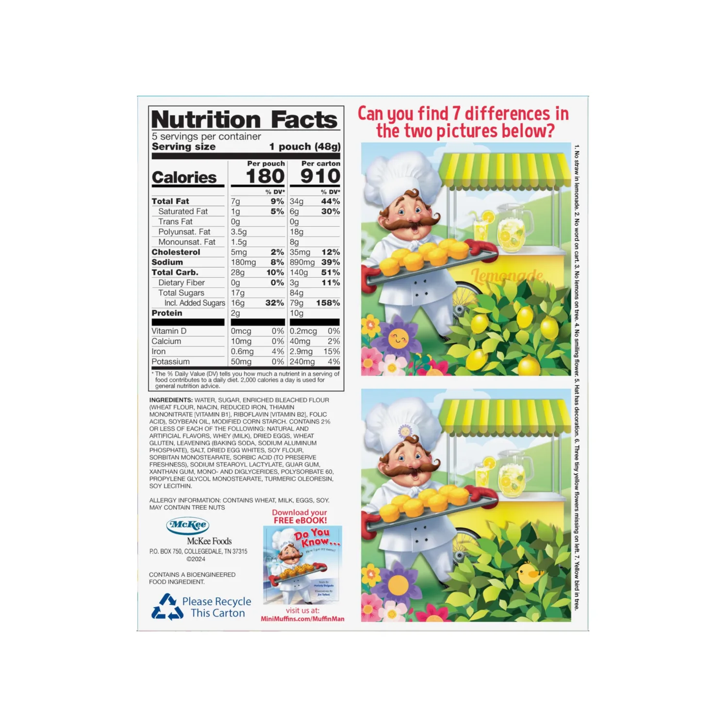 Little Debbie Spring Mini Muffins