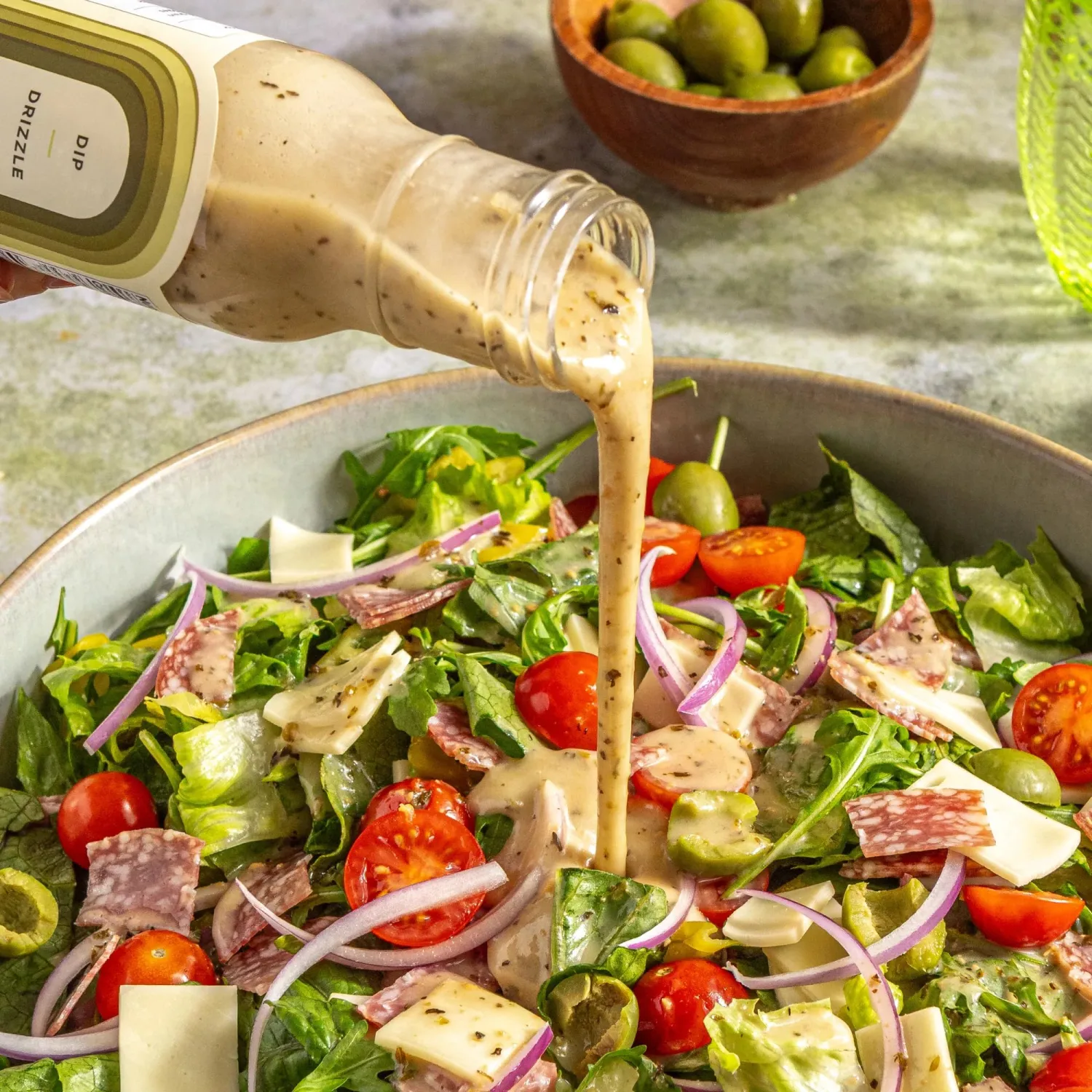 SideDish Italian Vinaigrette with Avocado Oil, Parmesan Cheese - Gluten Free, Preservative Free, Seed Oil Free, Refined Sugar Free - Perfect Salad Dressing, Marinade & More - Tangy & Savory - 8 fl oz