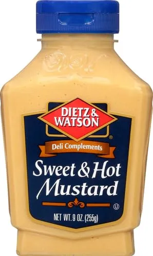 Dietz & Watson Sweet and Hot Mustard, 9 oz (Pack of 2)