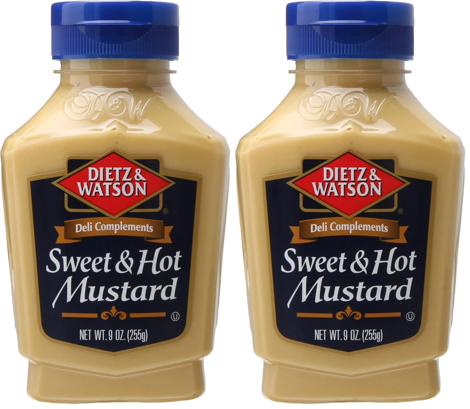 Dietz & Watson Sweet and Hot Mustard, 9 oz (Pack of 2)